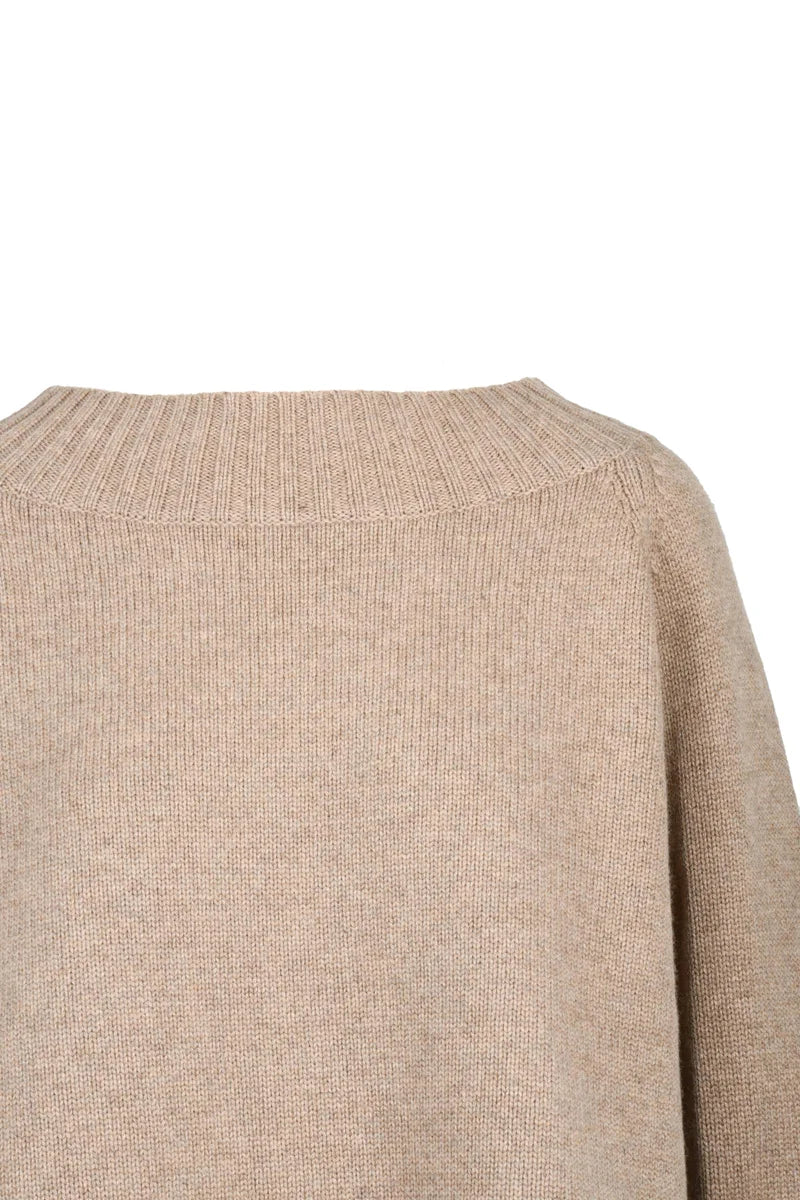 Wool Cashmere Sweater - Beige