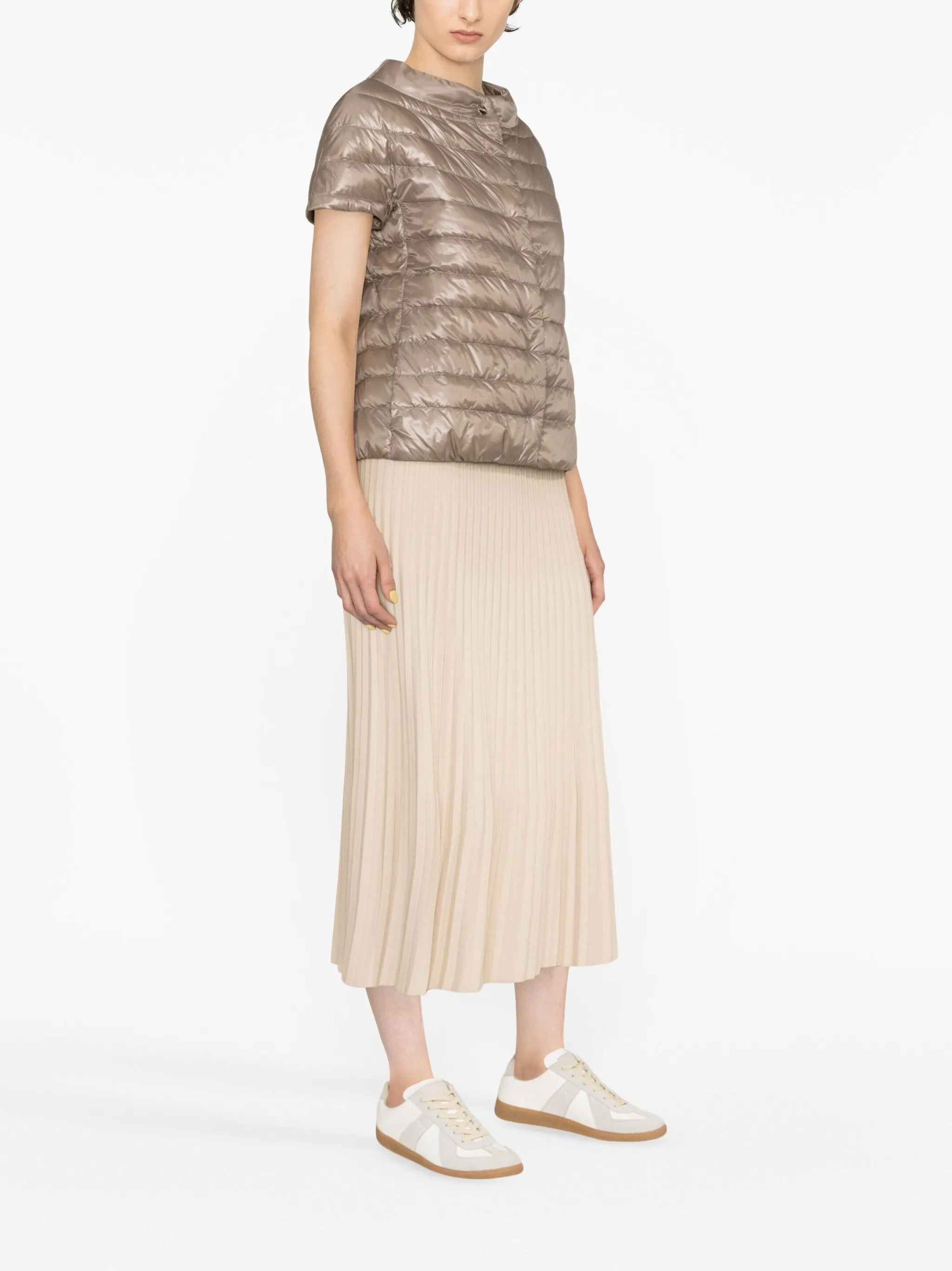 Neutral Piumino Lightweight Boxy Polyamide Jacket