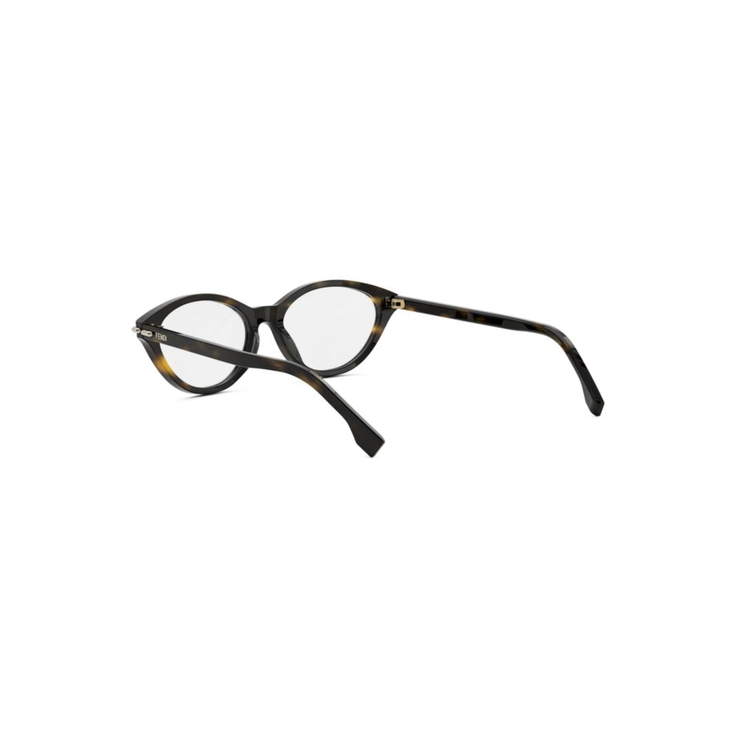 Fe50126i Rounded Tortoiseshell-Patterned Cat-Eye Eyeglasses