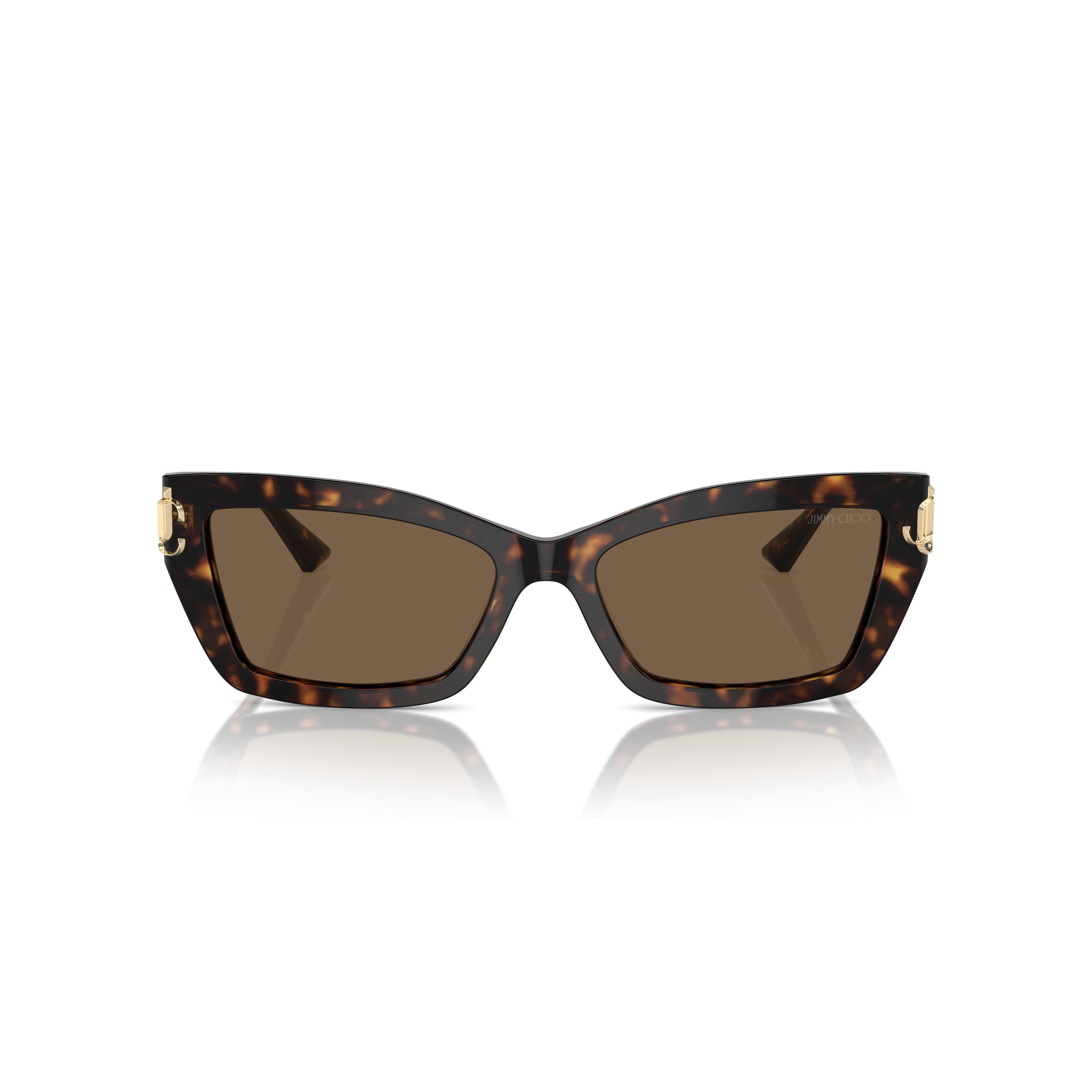 0jc5011u Rectangular Tortoiseshell Acetate Sunglasses