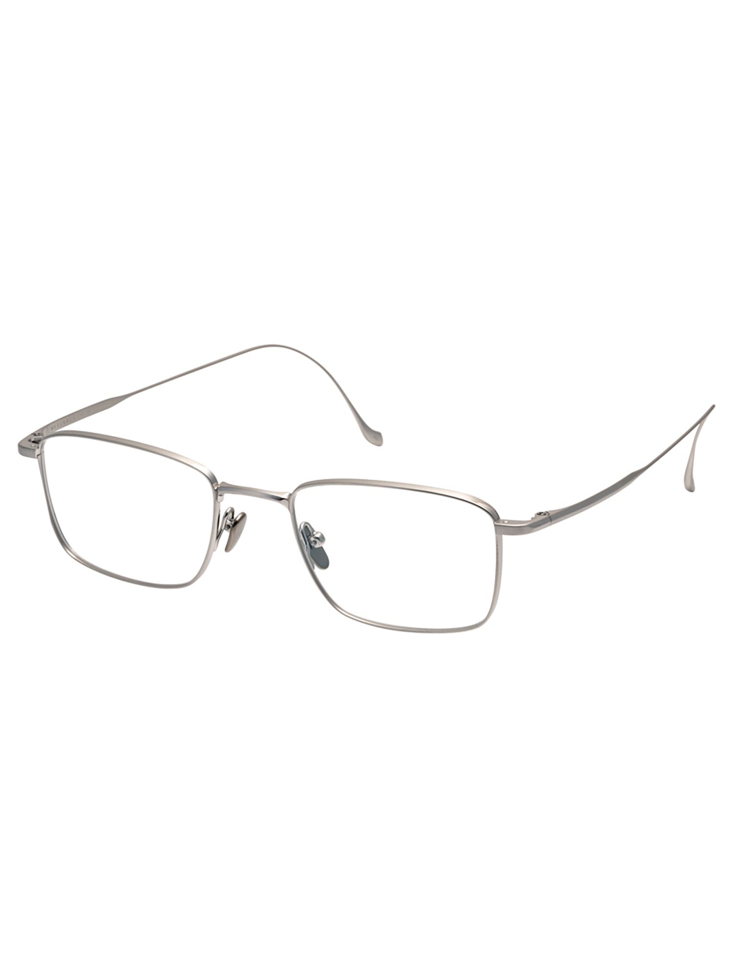 Grey Titanium Optical Frames With Rectangular Shape