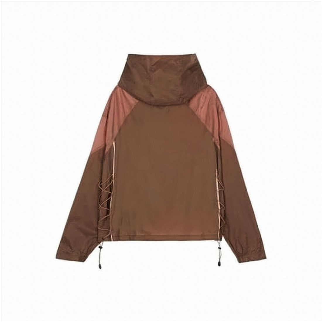 Two-Tone Lightweight Jacket with High Collar
