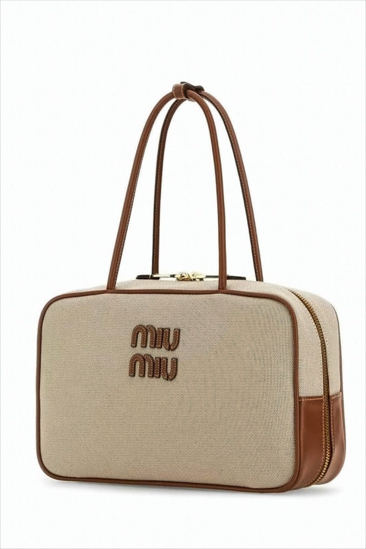 Textured Cotton Tote Bag