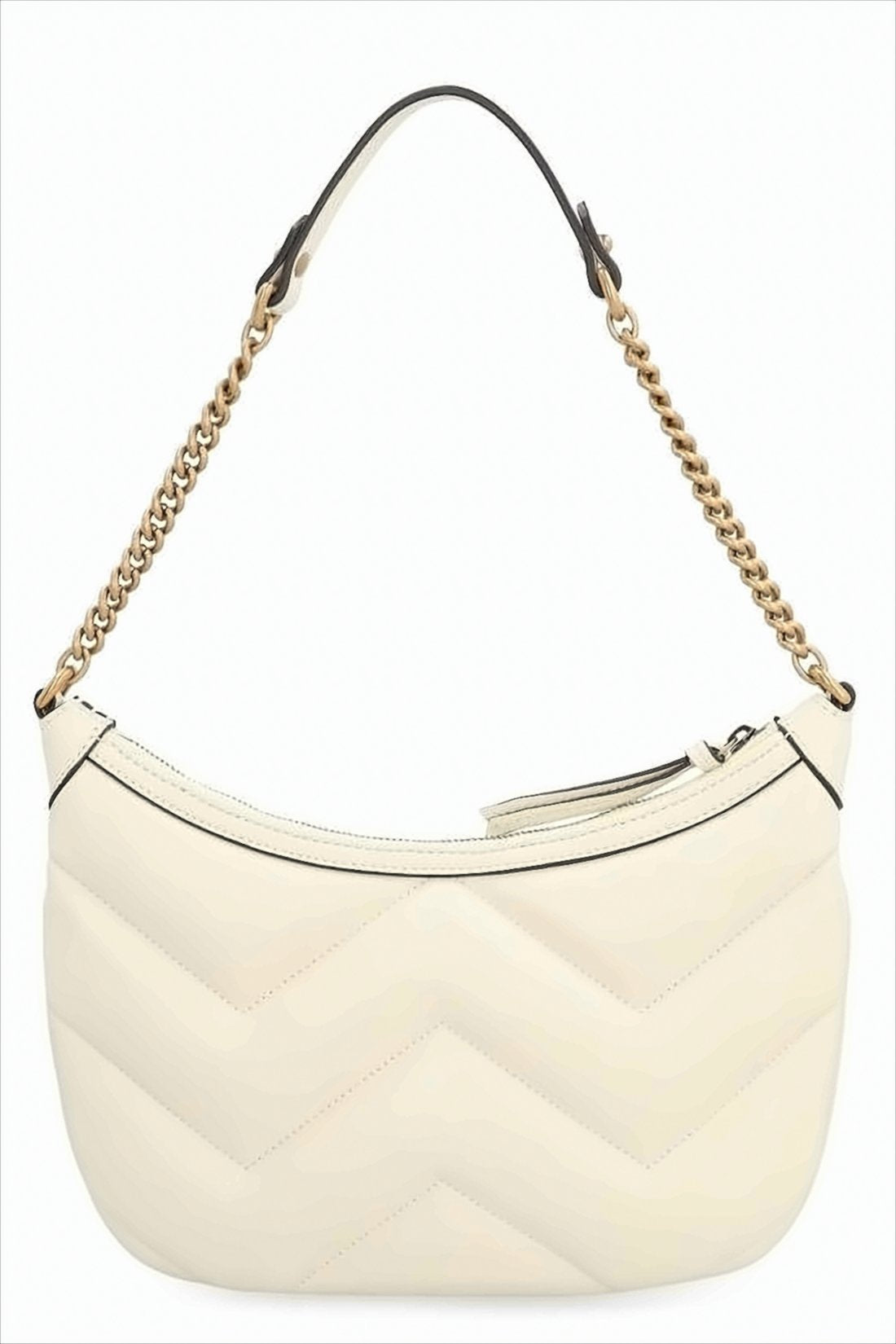Chevron Quilted Leather Shoulder Bag