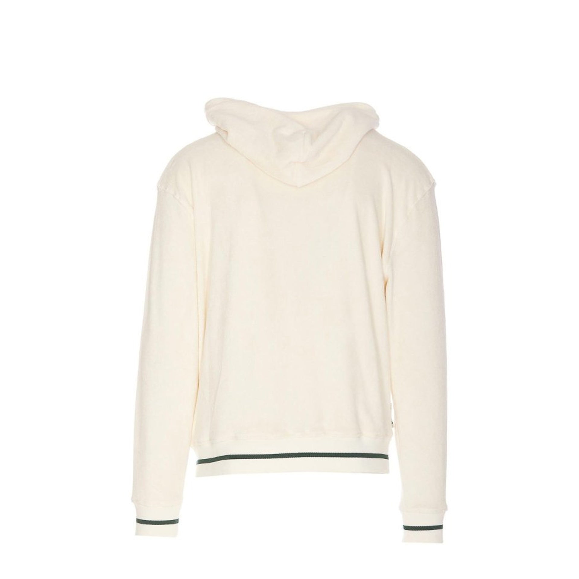 Chenille Hoodie With Embroidered Logo And Kangaroo Pocket