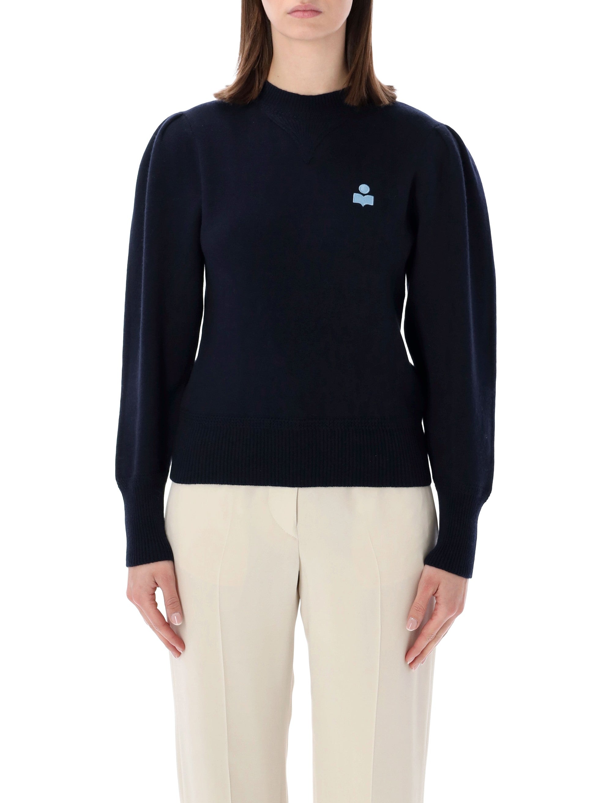 Kelaya Wool-Blend Puff-Sleeve Sweater