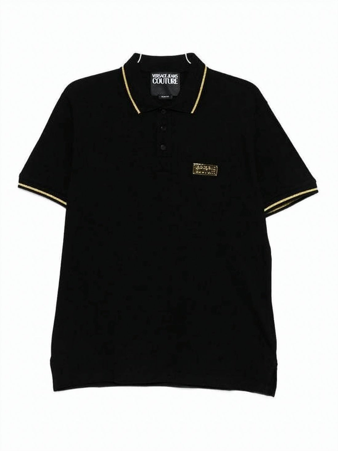 Short Sleeve Black Polo Shirt