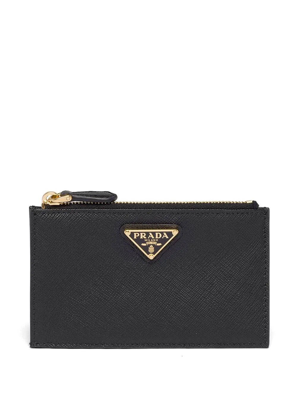 Leather Logo-Plaque Card Holder