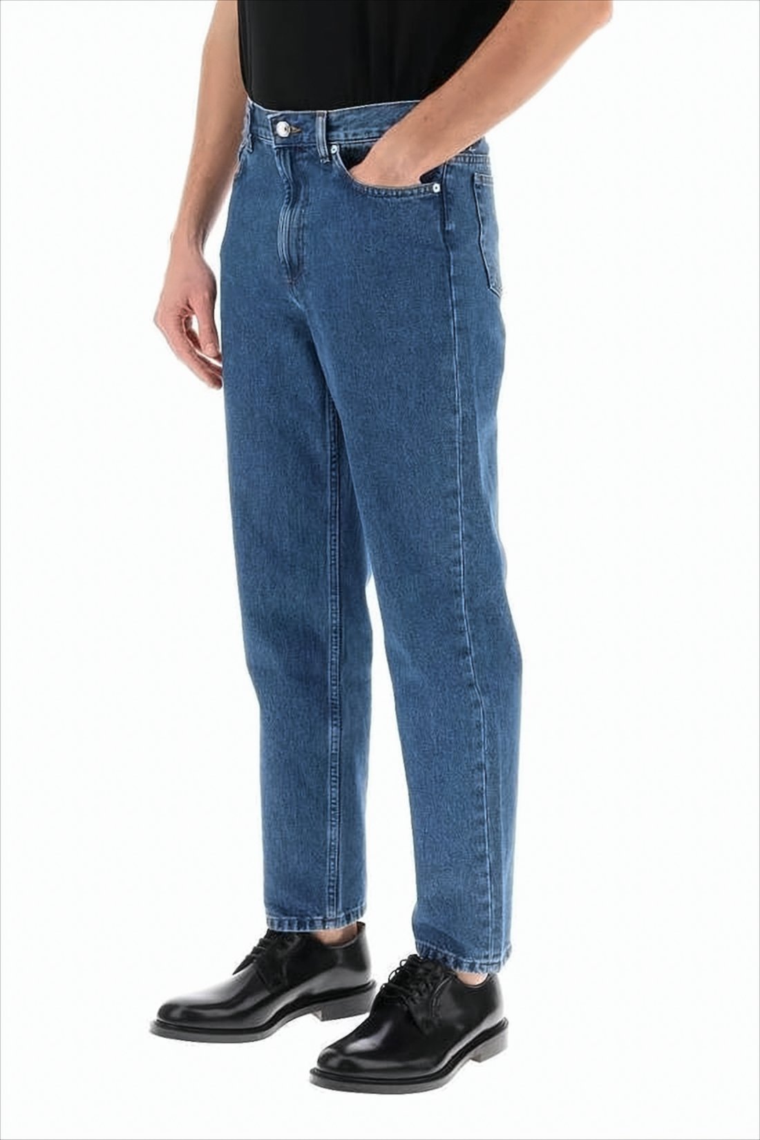 Classic Straight-Leg Denim Pants
