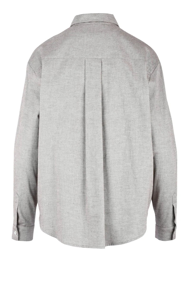 Shirt Viscose/Cotton/Cashmere - Grey