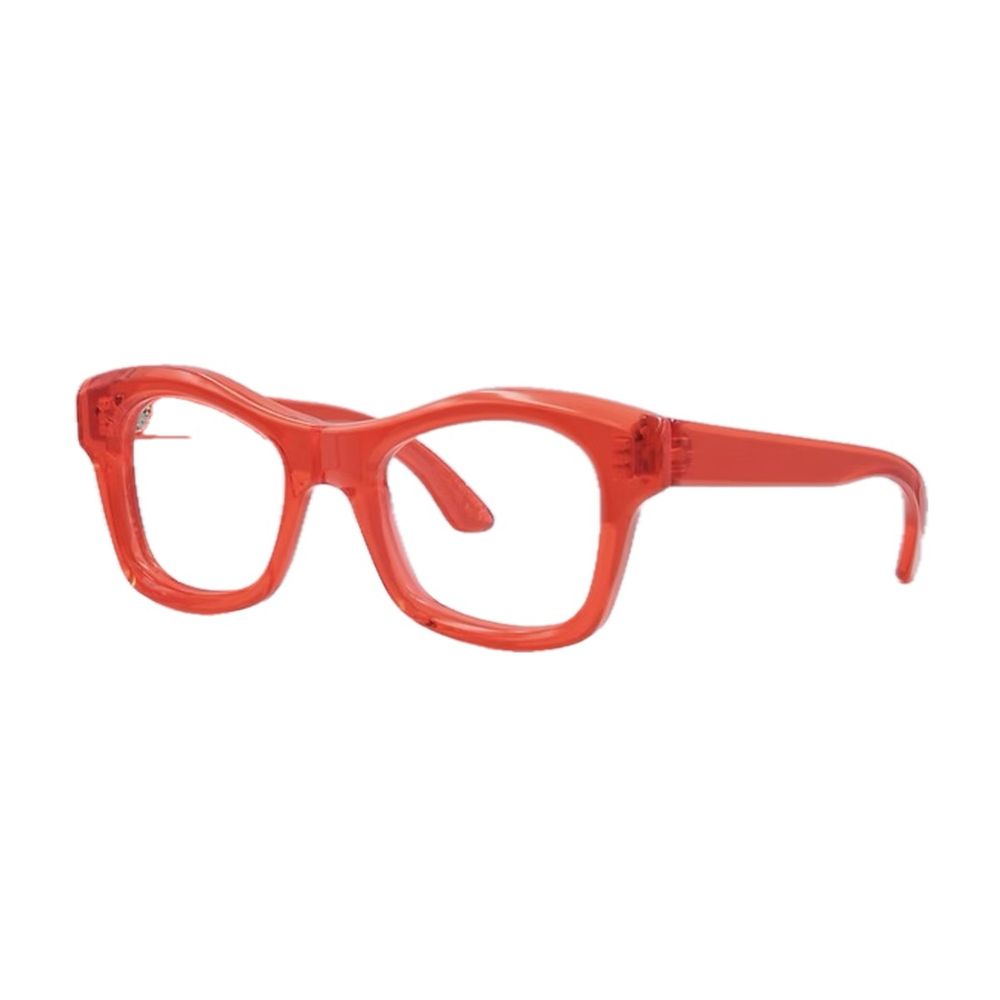 Krystal Early Transparent Red Acrylic Sunglasses