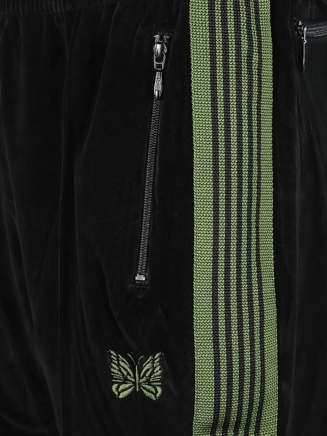 Velvety Jogger Pants with Distinctive Side Stripe