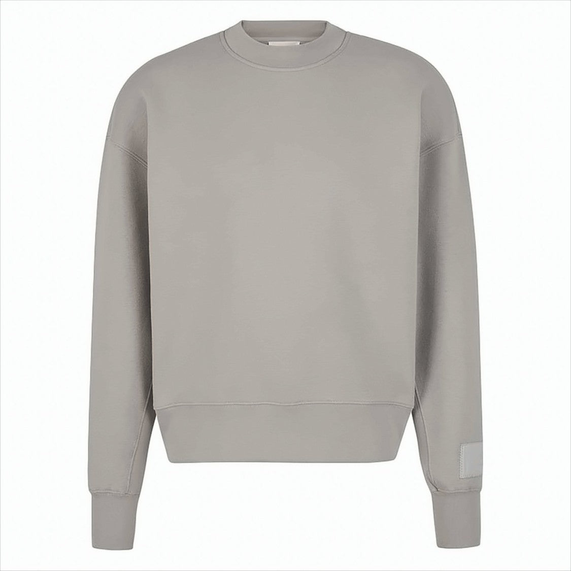 Relaxed Fit Sweatshirt with Satin Patch Detail