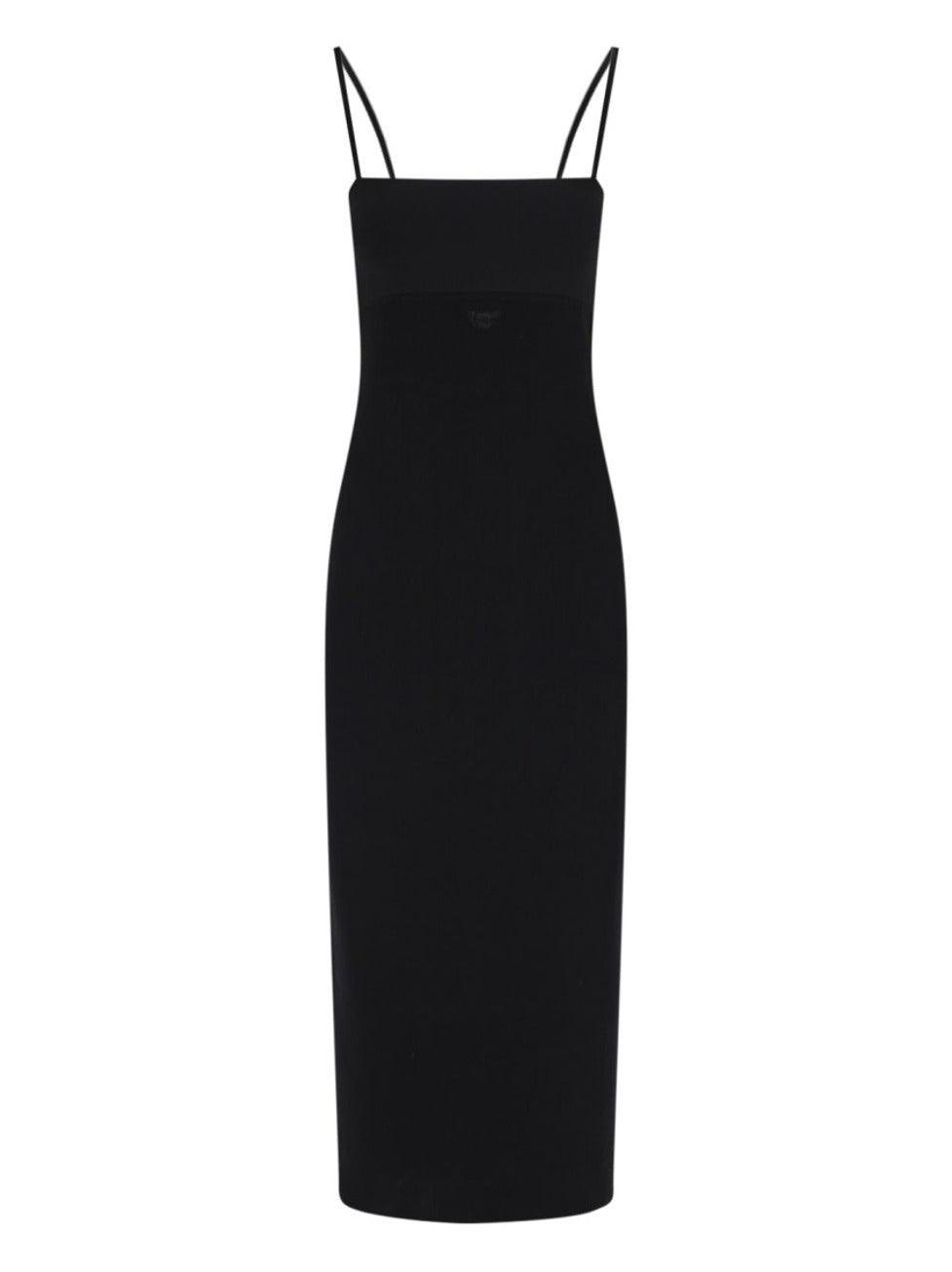 Logo Midi Dress – Black