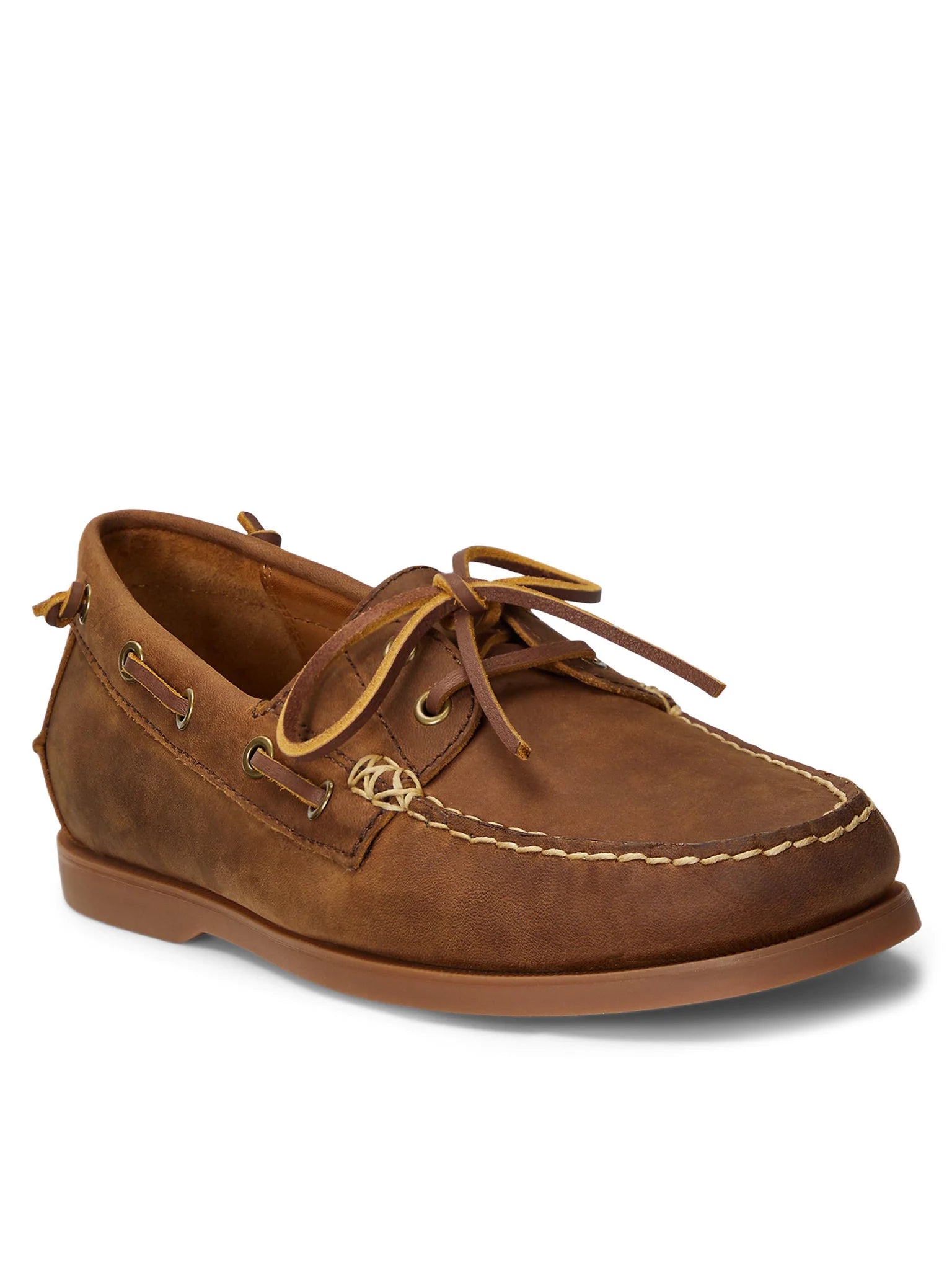 Brown Merton Leather Boat Shoes