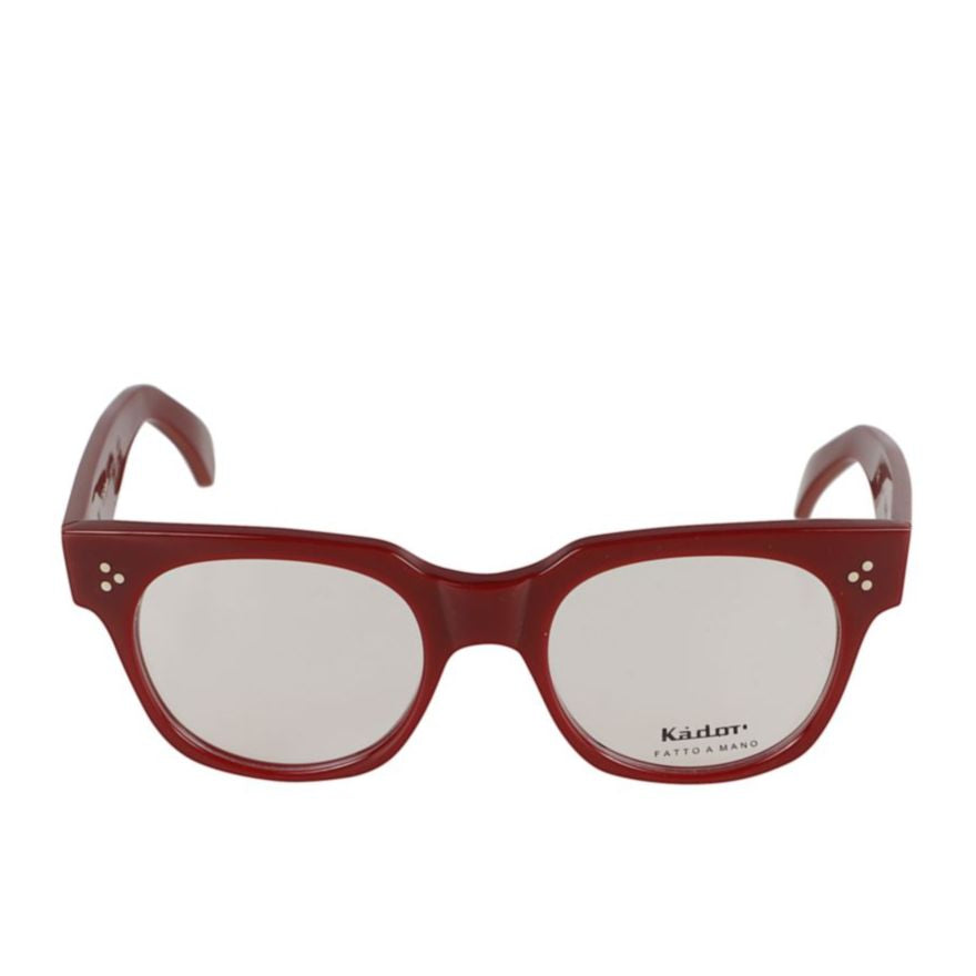Hampton Bold Rectangular Frame Eyeglasses with Glossy Finish