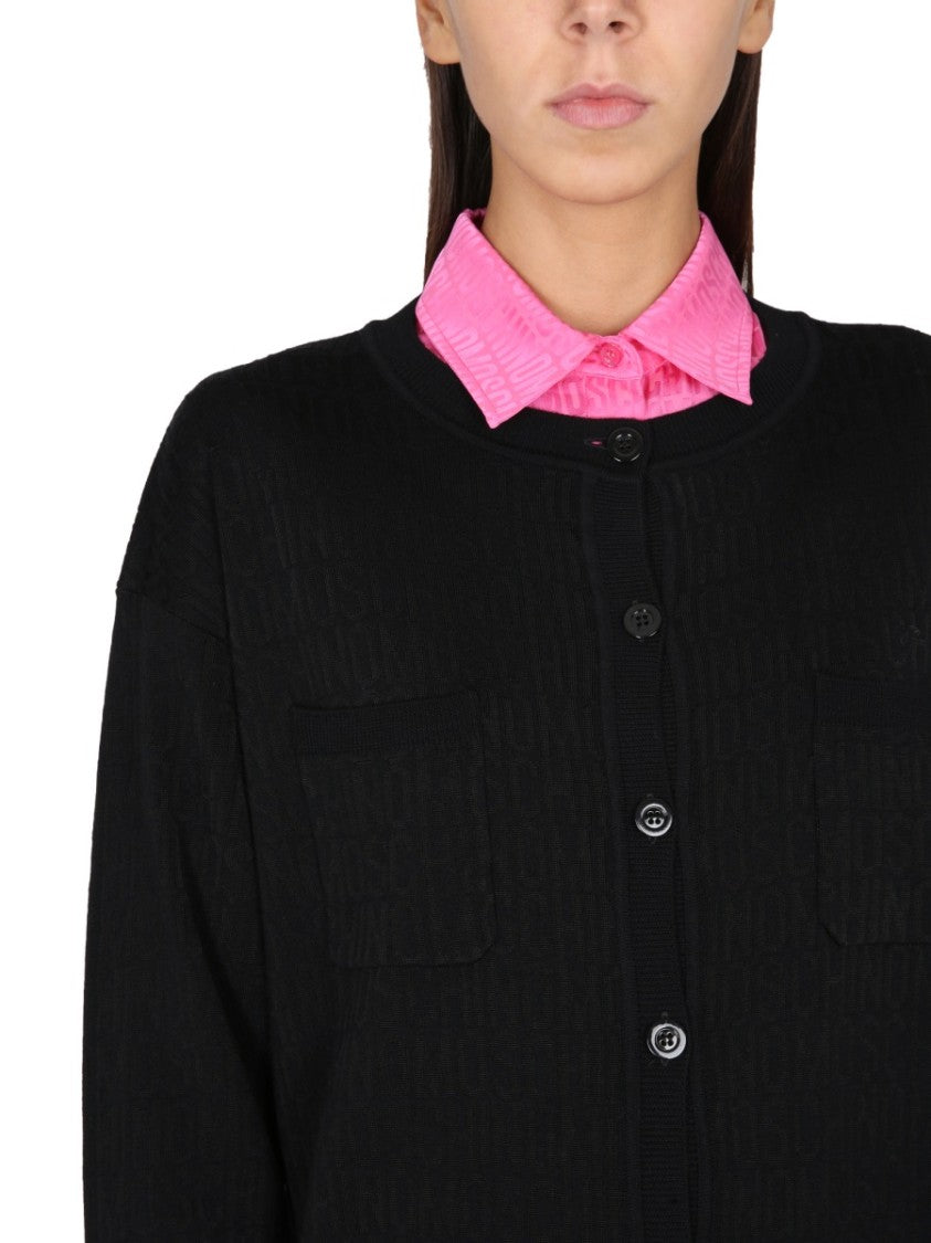 Relaxed Fit Virgin Wool Cardigan