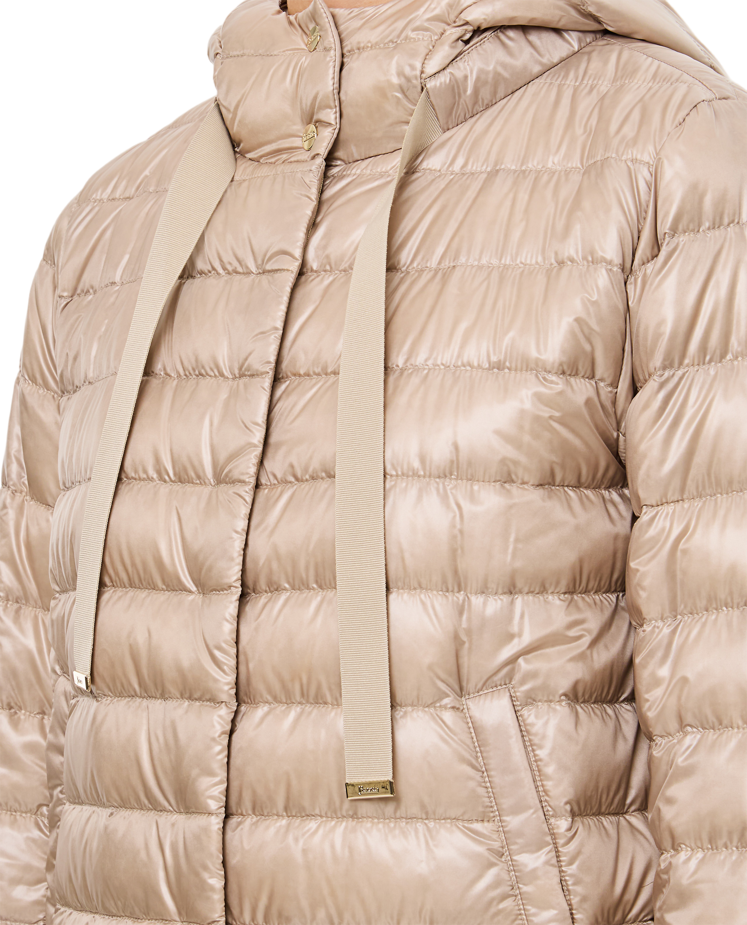 High Hooded Down Jacket