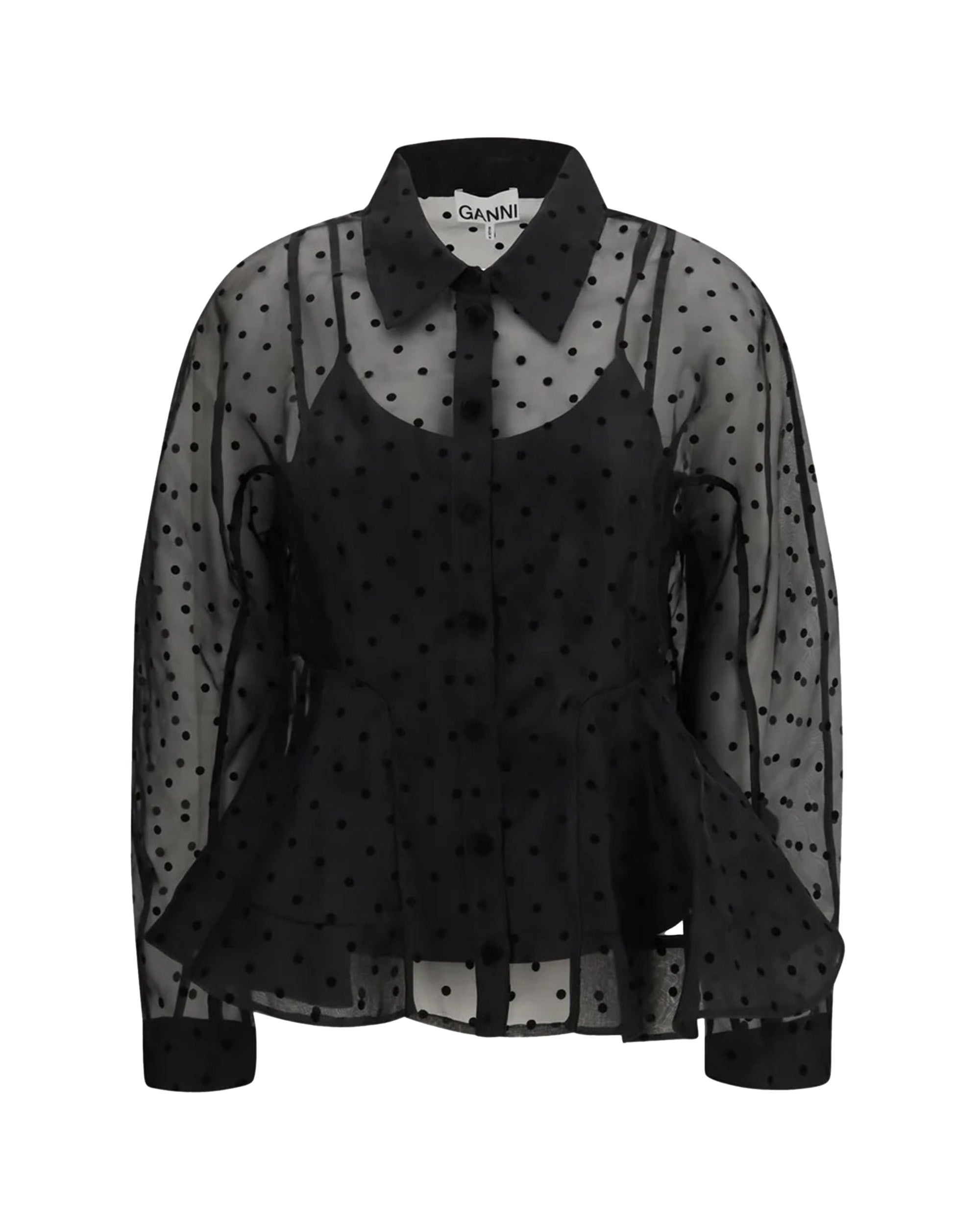 Peplo Organza Shirt