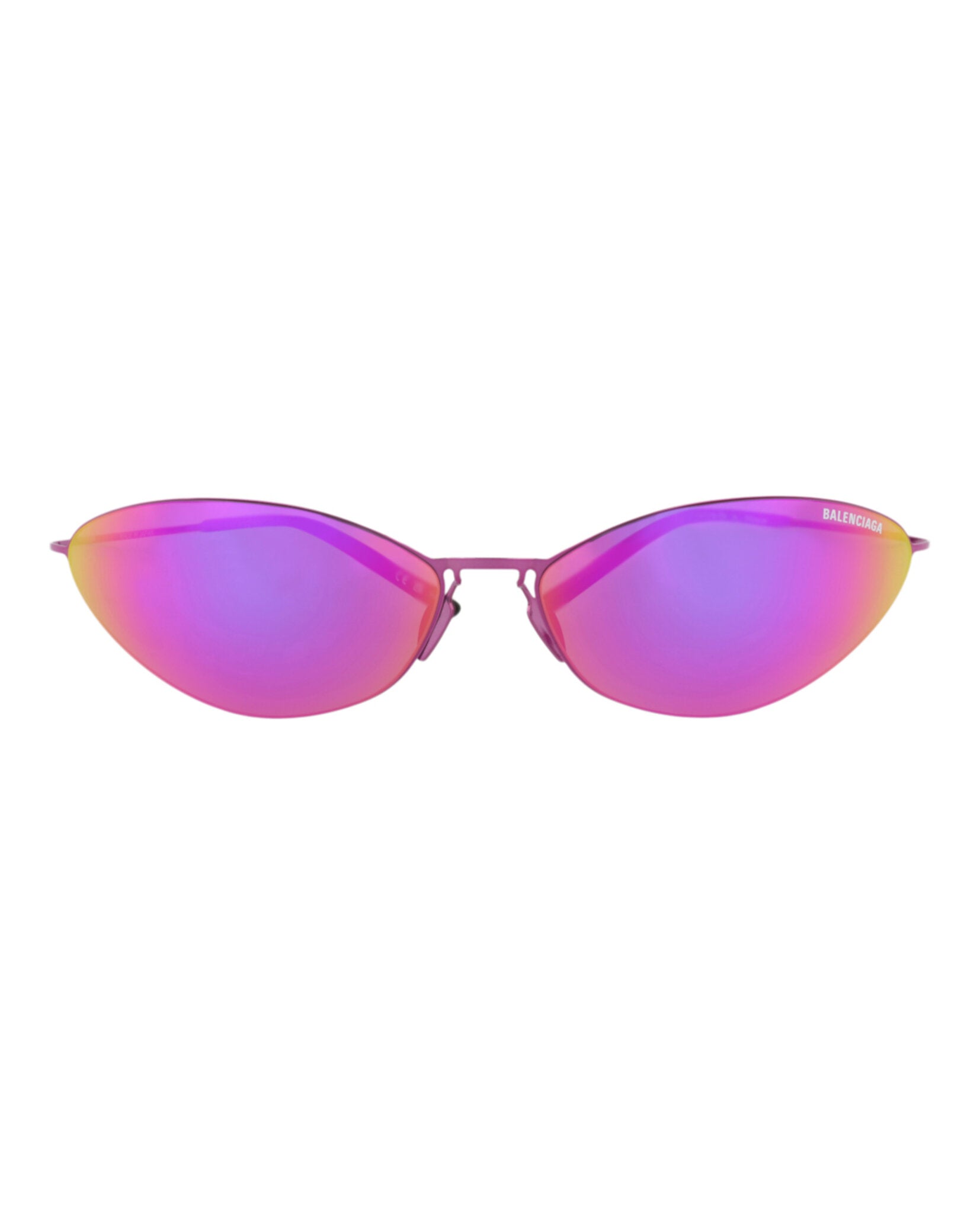 Cat Eye-Frame Titanium Sunglasses