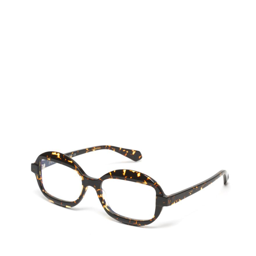 Sensitive Tortoiseshell Acetate Eyeglasses with Classic Rectangular Frame