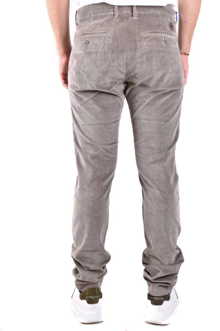 Grey Cotton Trousers