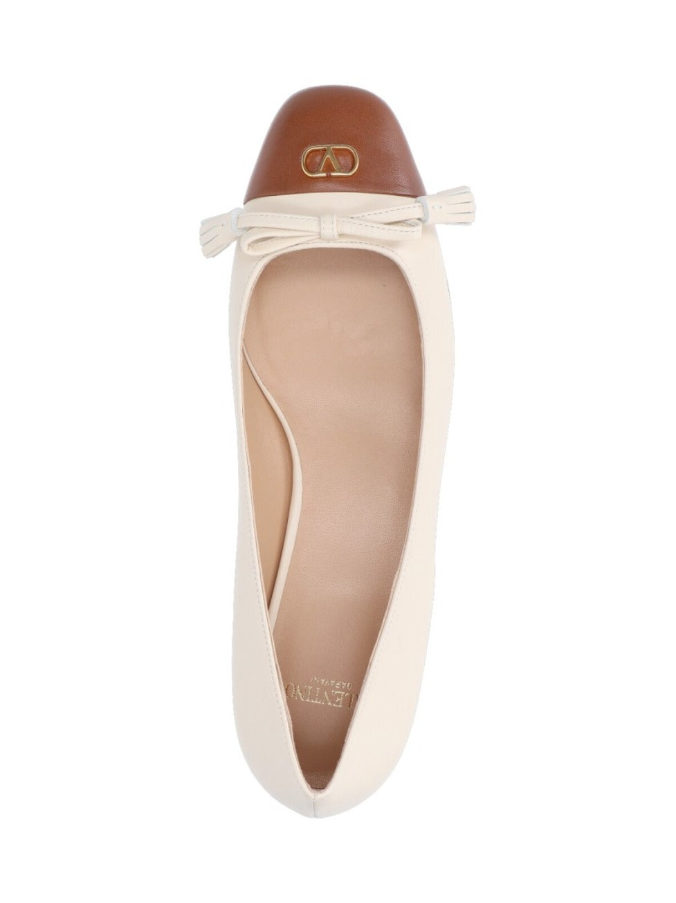 "Valet Du Roi" Ballet Flats – Cream