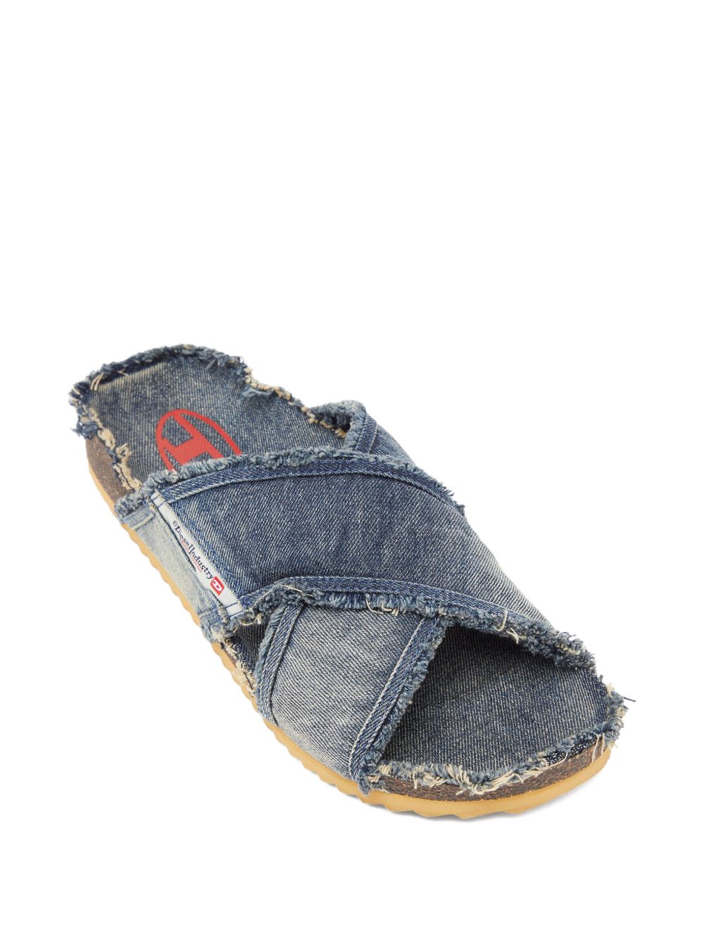 Frayed Denim Sandals
