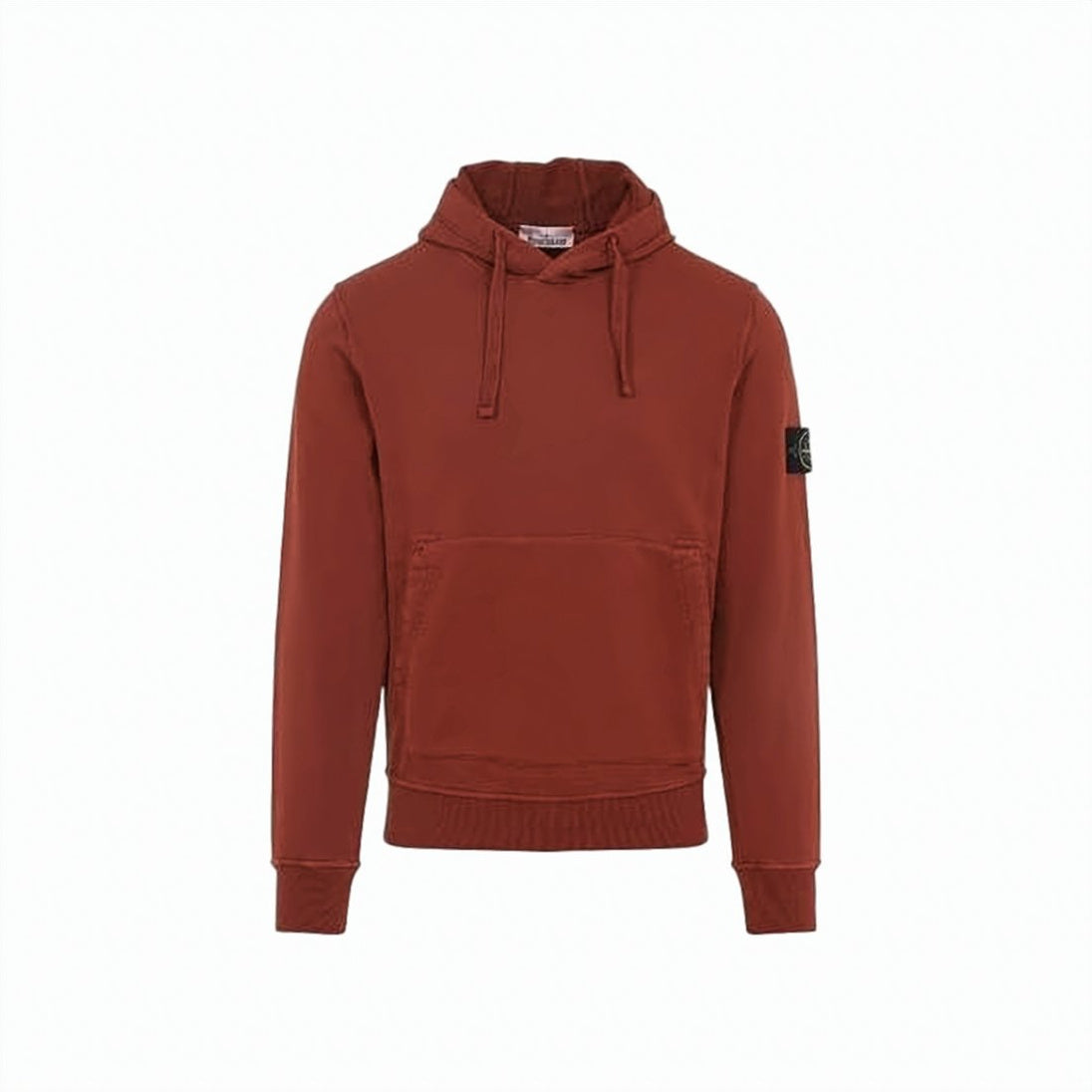 Classic Pullover Hooded Sweatshirt with Distinctive Patch Detail