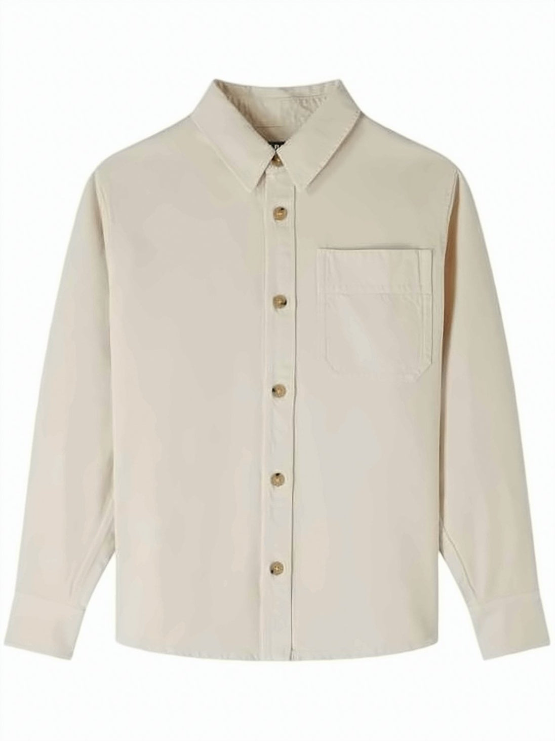 Button-Up Jacket with Classic Collar
