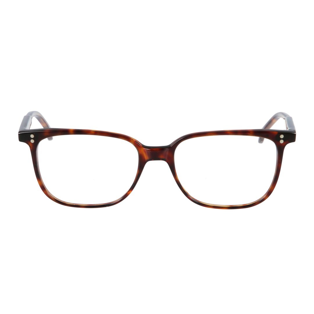 Lait Classic Tortoiseshell Frame Eyeglasses with Metallic Accents