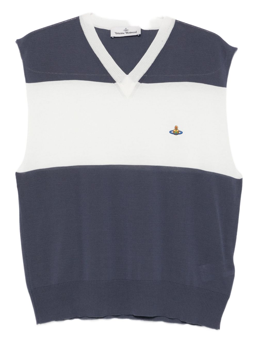 Sleeveless V-Neck Knit Top