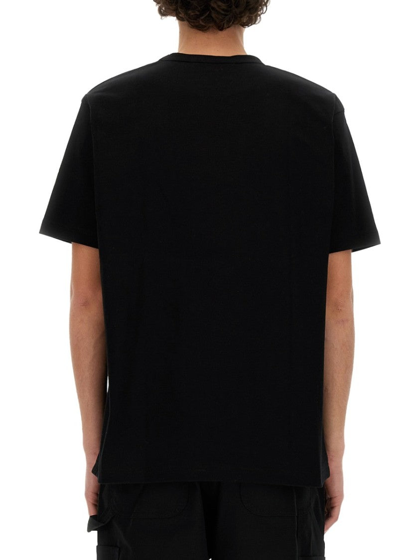 Relaxed Fit Black Graphic Print T-Shirt