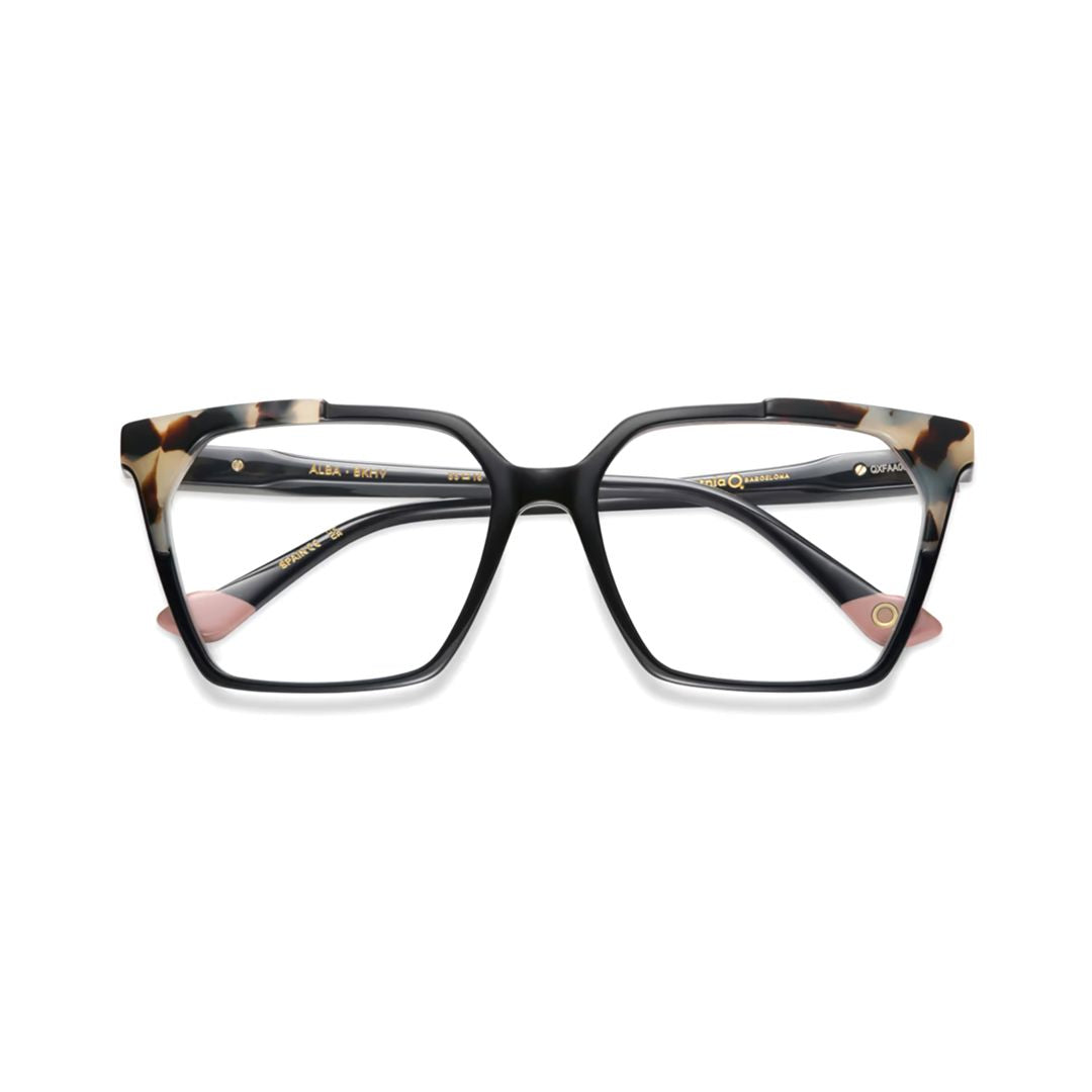 Alba Oversized Square Frame Sunglasses with Tortoiseshell Accents