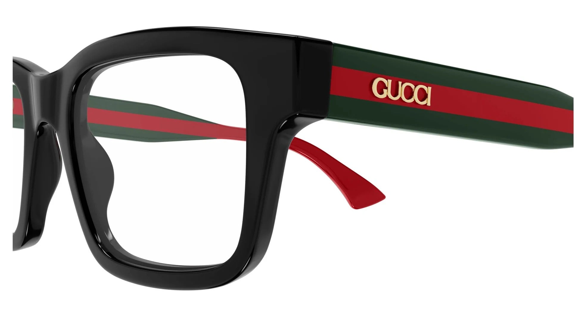 Eyeglasses GG1865O 004 Black Green Transpare 52/20/145