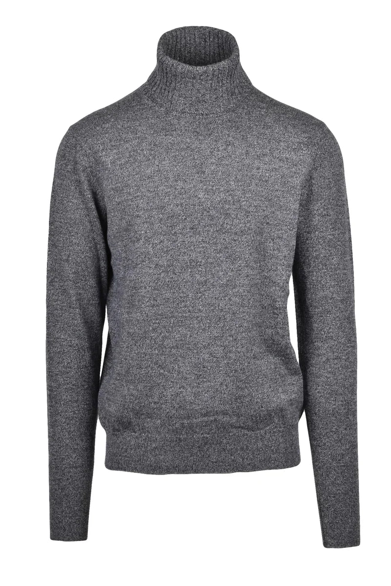 Cashmere Turtleneck Pullover - Grey