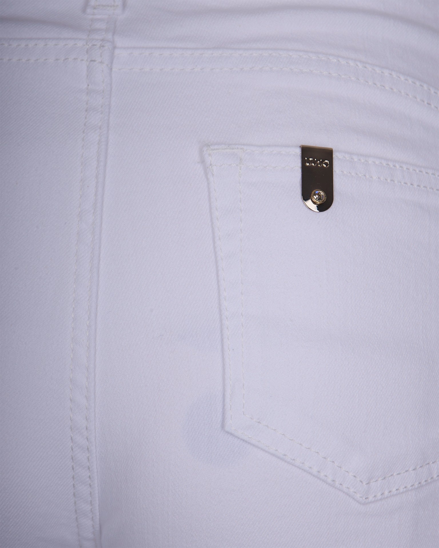 High-Waisted Flare Jeans with Jewel Button Accents