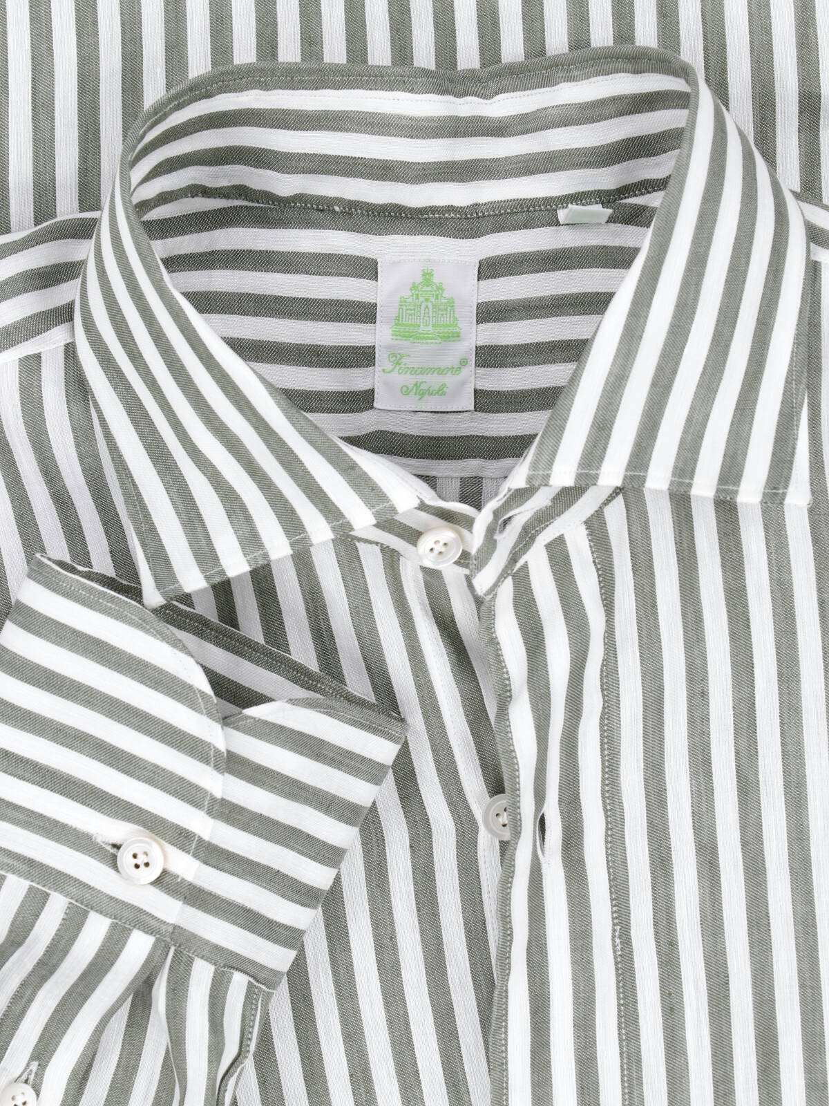Multicolor Vertical Striped Button-Down Shirt