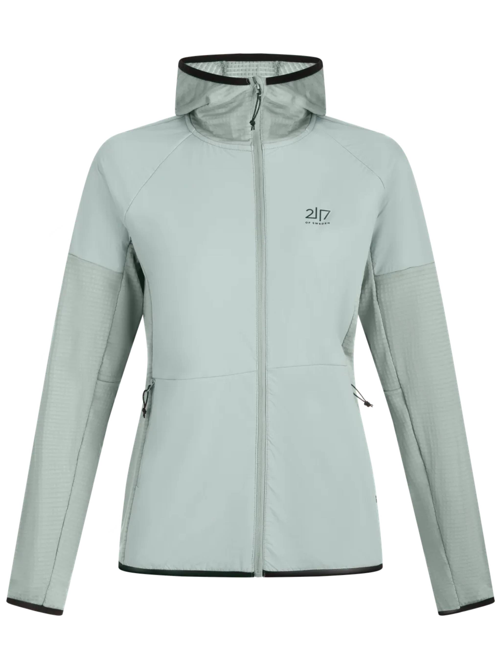 Grey Trubo Fleece Fitted Zip Jacket