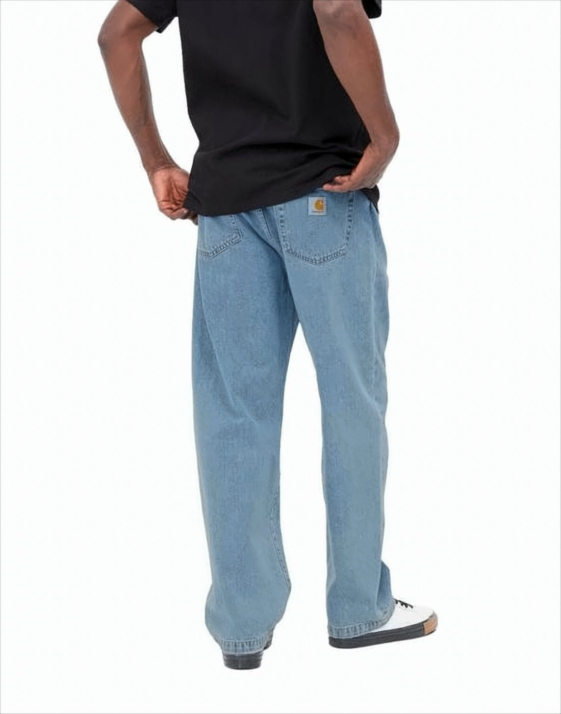 Relaxed Fit Light Blue Denim Pants