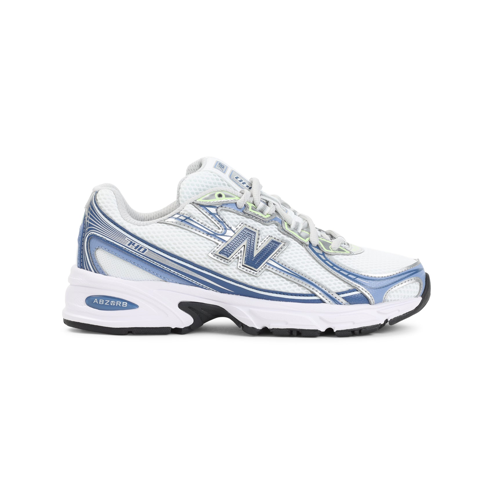 Multi-Textile Sneakers with Neon Accents