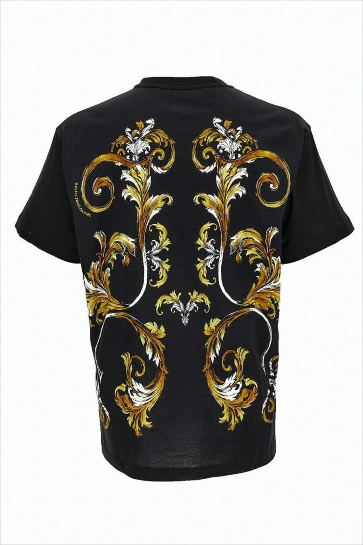 Baroque-Print Short-Sleeve Versace T-Shirt