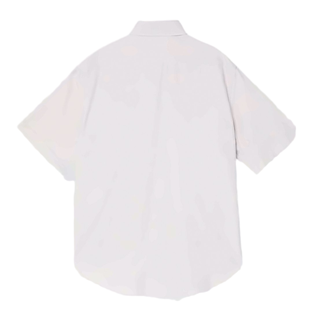 Short-Sleeved Casual Shirt with Embroidered Logo