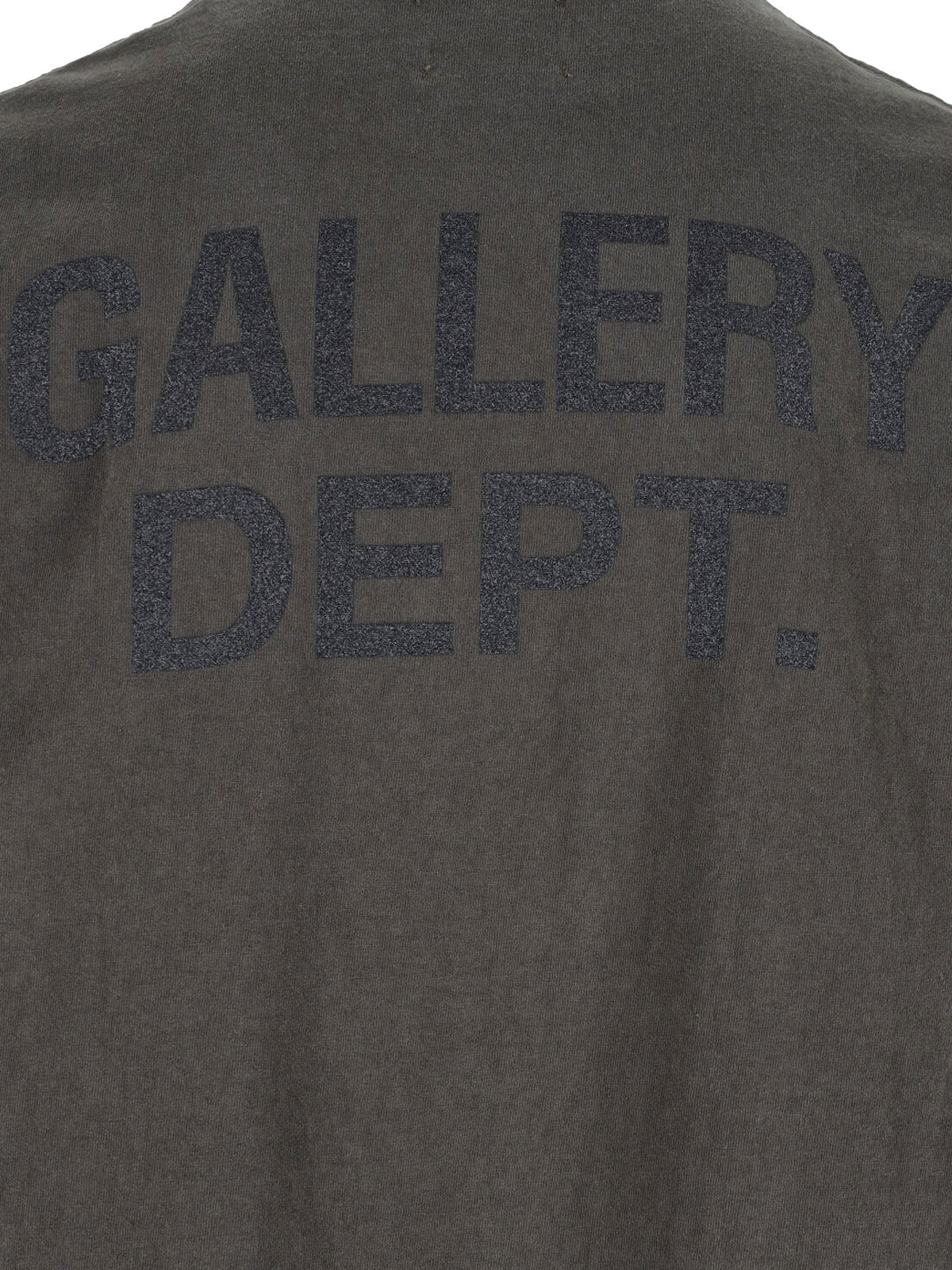Black Vintage Distressed Logo T-Shirt