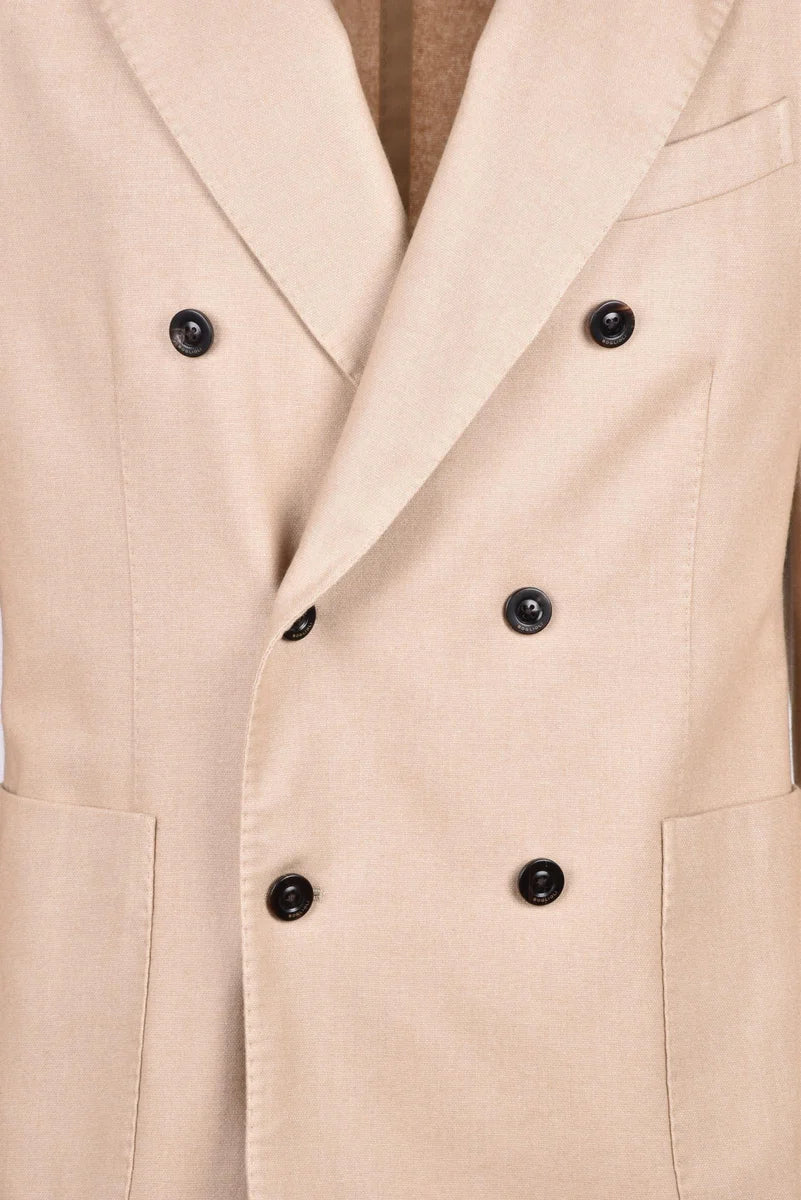 Double-Breasted Jacket - Beige