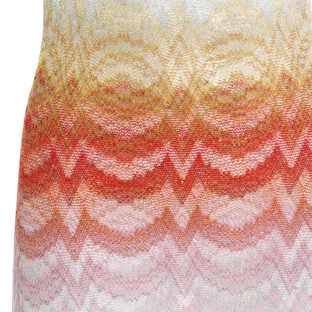 Chevron Pattern Maxi Dress