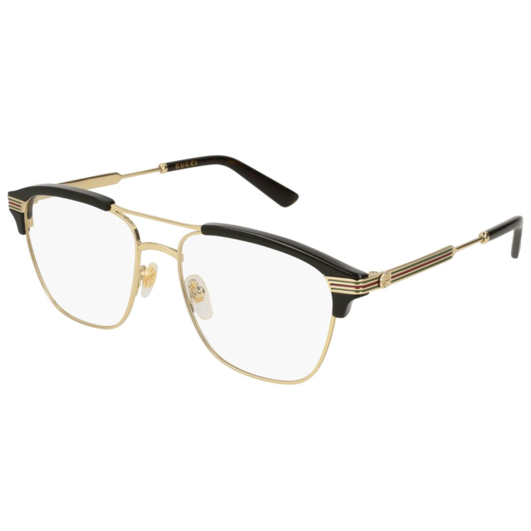 Gg0241o Gold Finish Eyeglasses