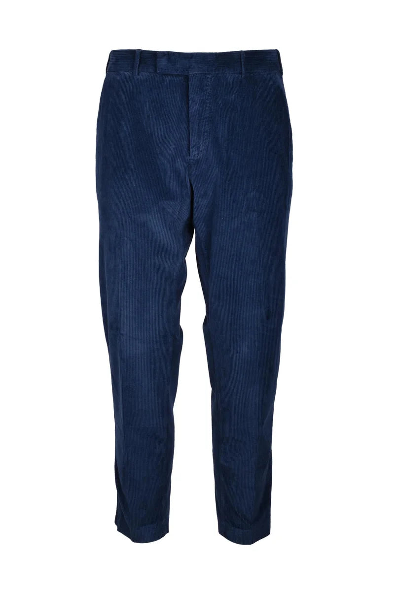 Trousers Cotton Lyocell Stretch - Blue