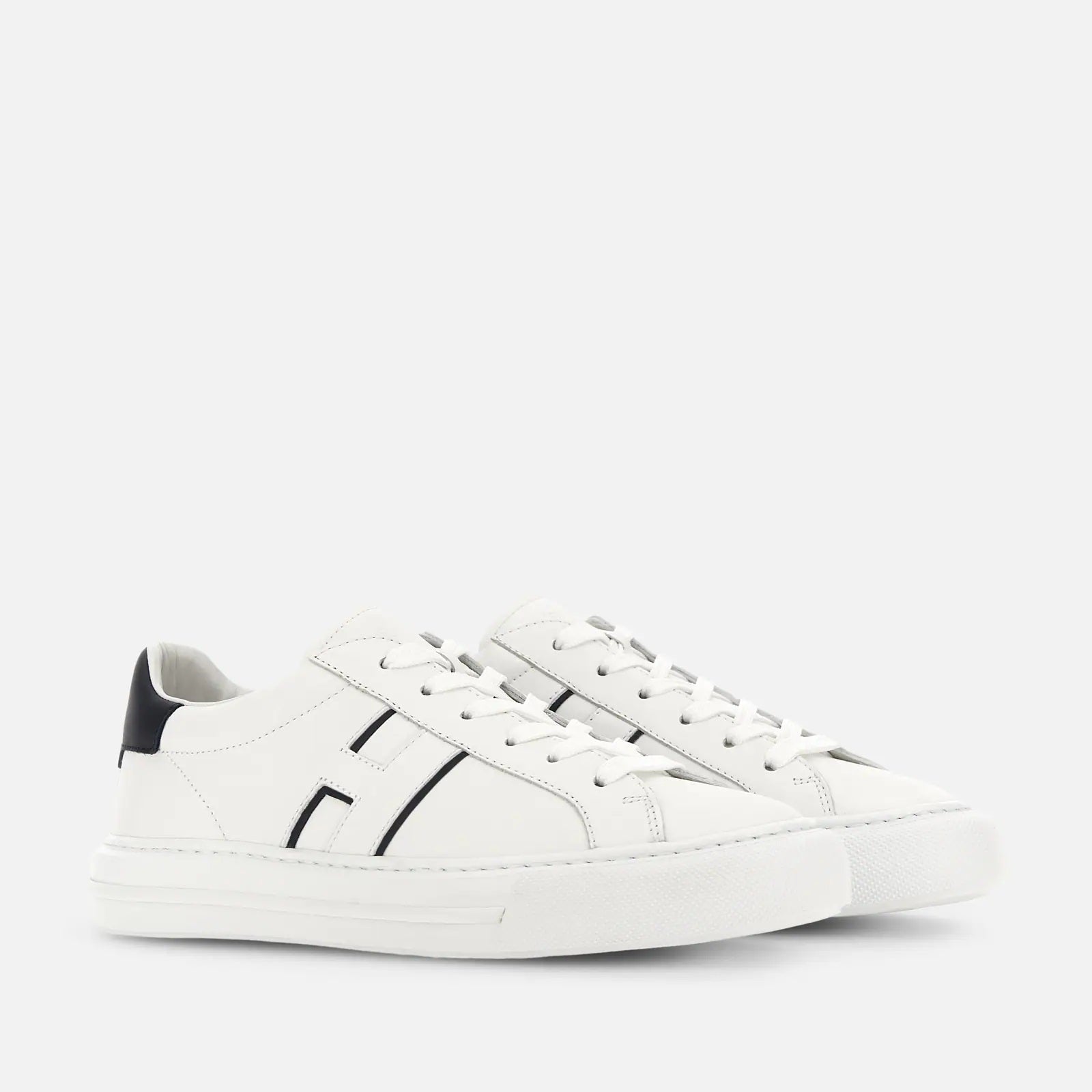 H691 Allacciato H Sneakers in White Blue