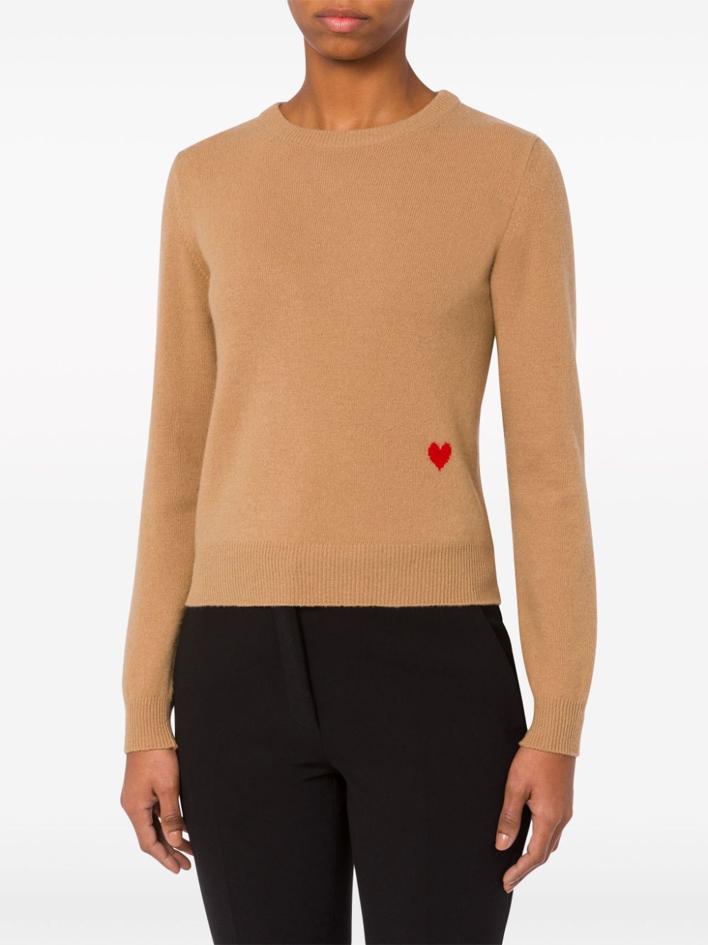 Knitted Virgin Wool-Cashmere Blend Sweater
